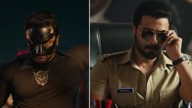 Double role performance by Sreemurali