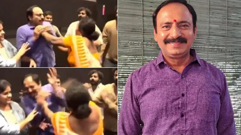 N.T. Ramaswamy was assaulted by a woman