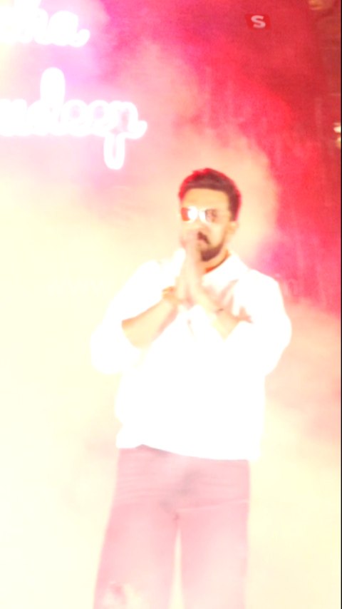 Kiccha Boom at the Max Movie Audio Launch
