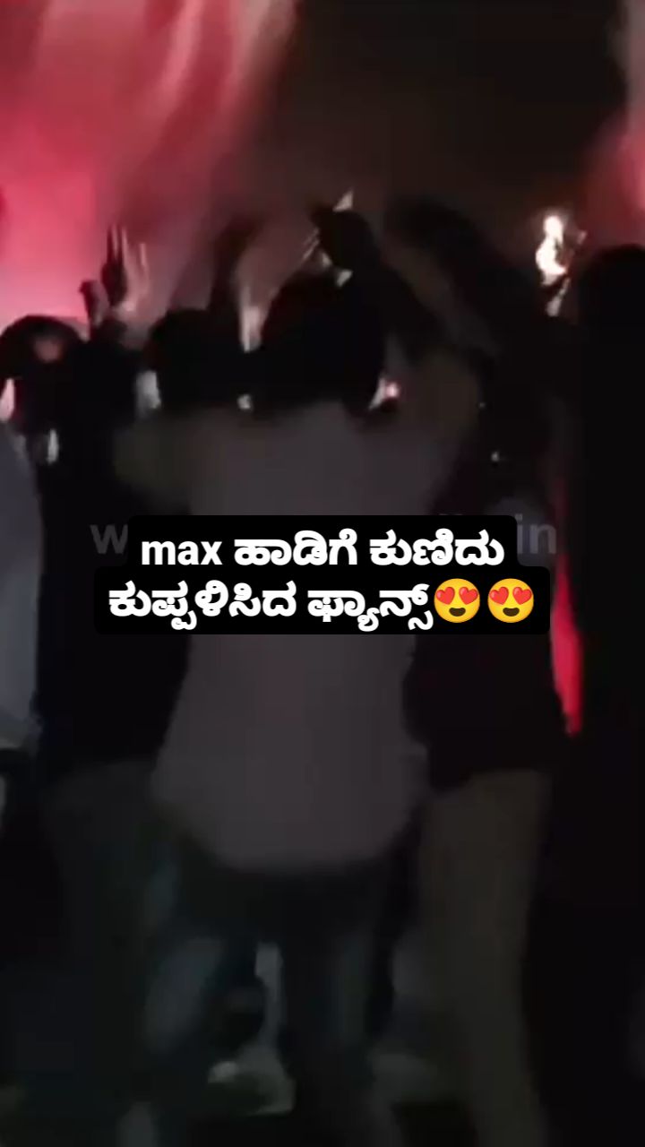 Fans danced to the song max