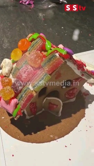 Actress Radhika Pandit celebrates Christmas with children