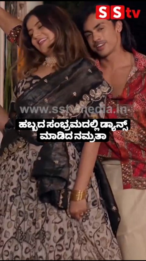 Namratha danced in celebration of the festival