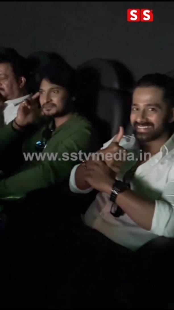 The hero who came to watch the movie Bhuvanam Gaganam