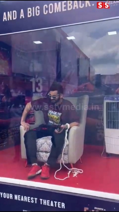 Actor Diganta, who entered the cinema in a different way due to watch Edagaiye Apaghatakke Karana