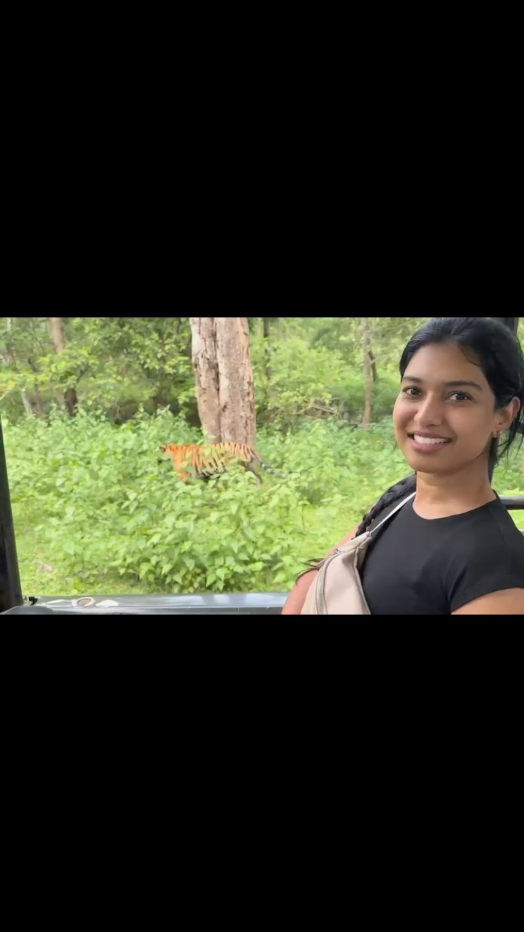 Actor Dhananjay went on a safari in Kabini with his wife