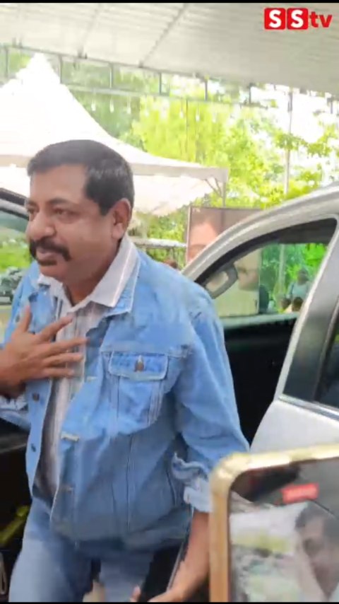 Yogaraj Bhatt arrives for the muhurat of Ajay Rao's new movie