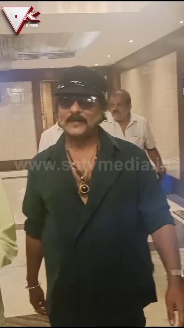 Ravichandran arrives at the press meet for Hamsalekha's first directorial film