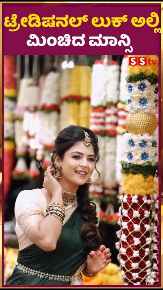 Mansi shines in traditional look