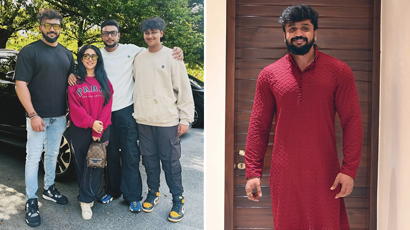 Darshan's wife Vijayalakshmi shares a picture with Dhanvir