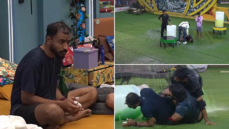 Gold Suresh injured during Bigg Boss task