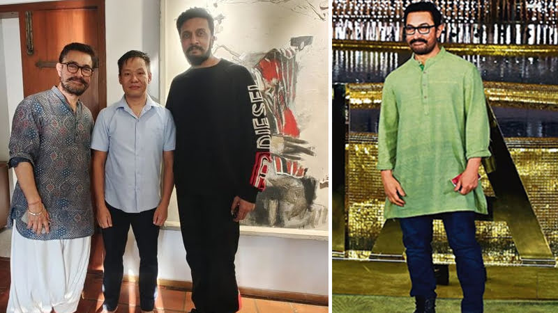 Kiccha Sudeep and Aamir Khan's photo