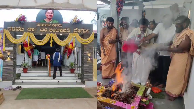 Vinod Raj builds memorial for Amma Leelavathi