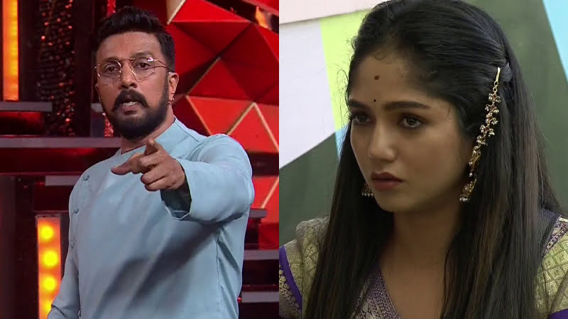 Bhavya Gowda breaks down in tears after Kiccha Sudeep's remarks