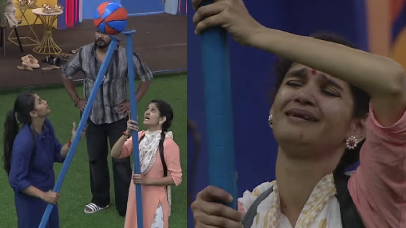 Chaitra Kundapura breaks down in tears as she couldn't play the task