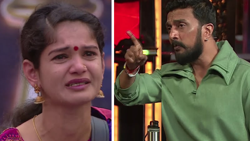 Chaitra, who was caught by Kiccha Sudeep