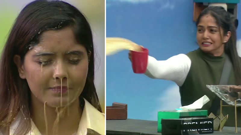 Bhavya Gowda spills tea on Aishwarya's face