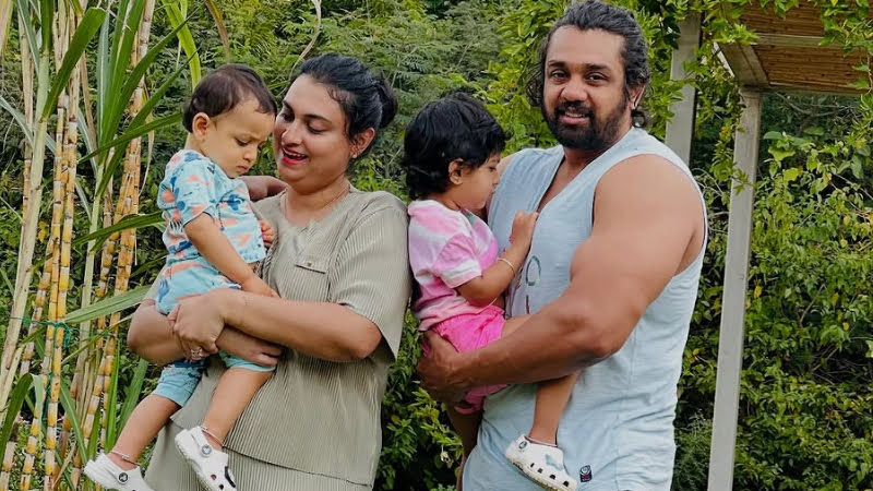 Dhruva Sarja shares family photo Fans' appreciation