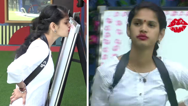 Sweet kisses in Bigg Boss