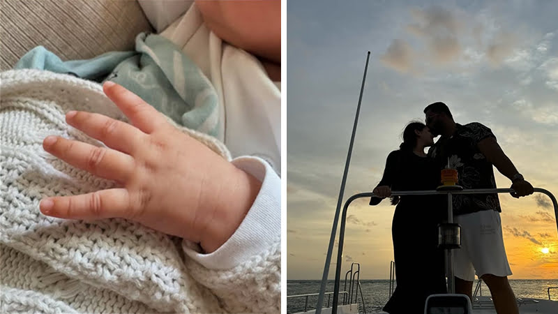 Abhishek Ambareesh's son's little hands photo goes viral