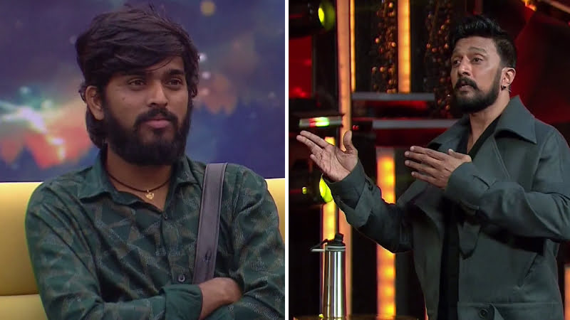 Kichcha Sudeep, who took off Hanumantha's mask