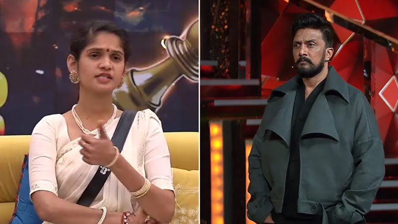 Sudeep upset on Bigg Boss stage