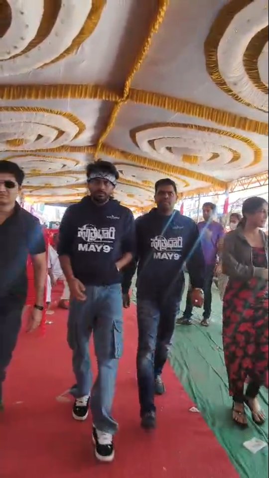 Sutradhari film team visits Hubballi