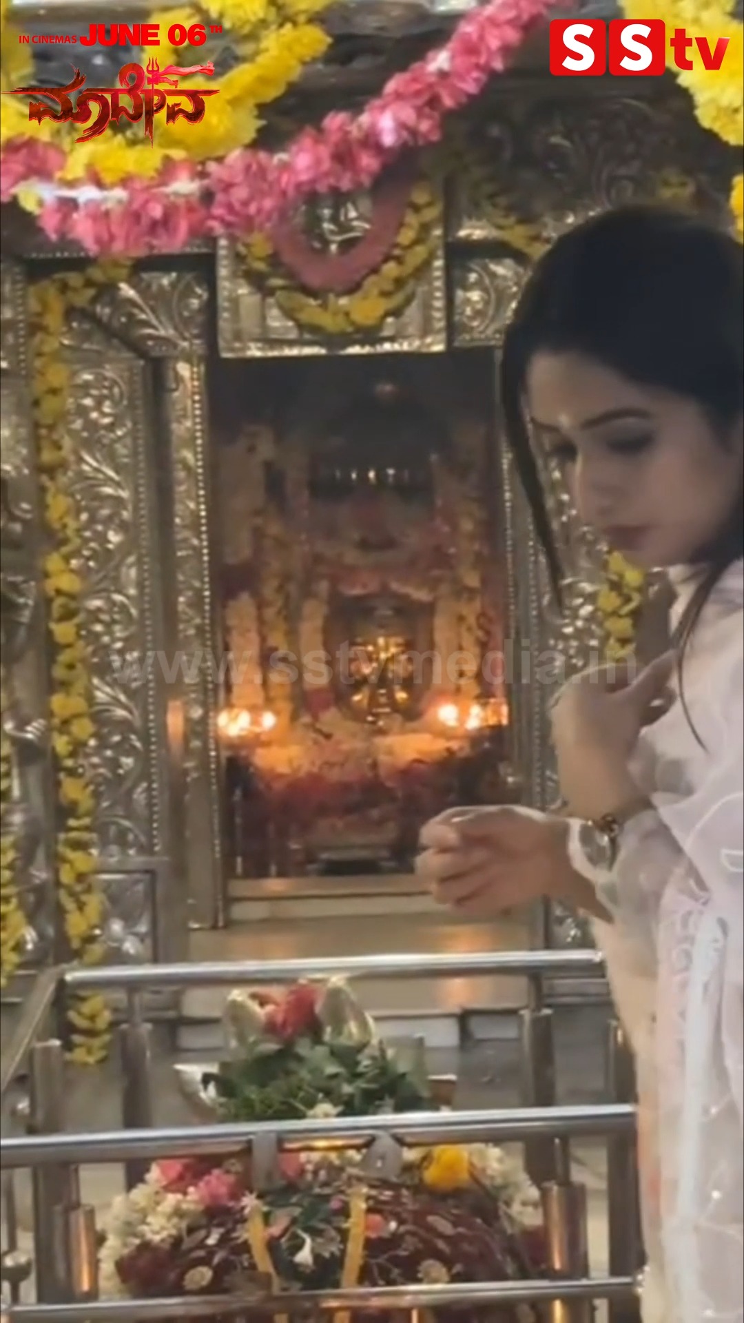 The team worshipped Madeshwara and launched the promotion of the movie Madeva