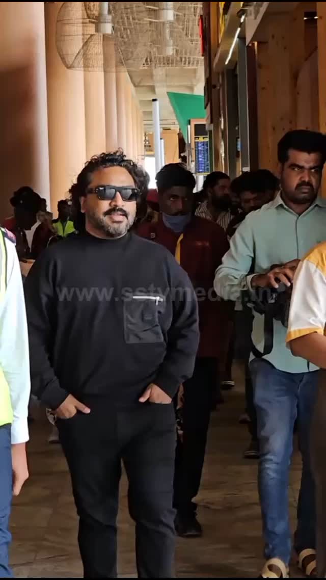 Arjun Janya came to welcome the Uganda dancers