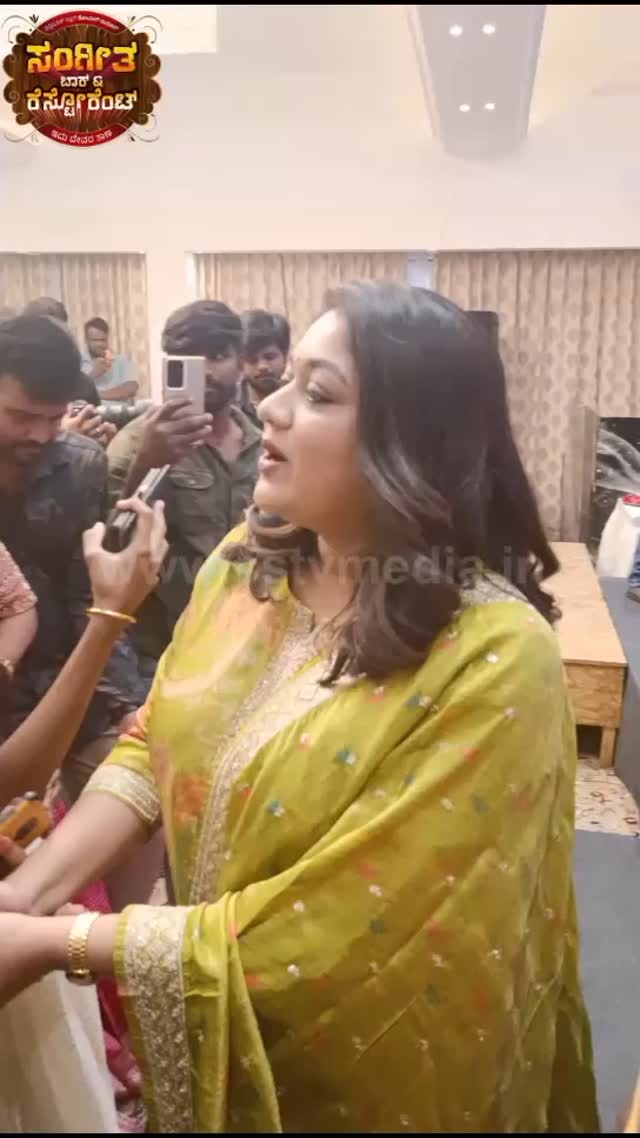 Meghana Raj at the Sangeetha Bar and Restaurant Movie Press Meet