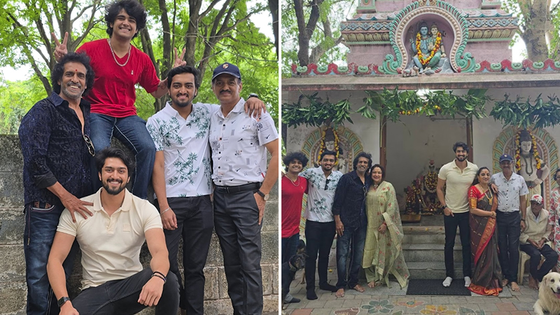Real Star Upendra celebrates the festival with his family