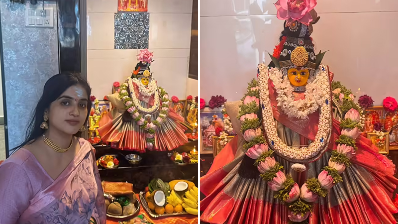 15th anniversary of Mangalagowri puja at anchor Jhanvi's house