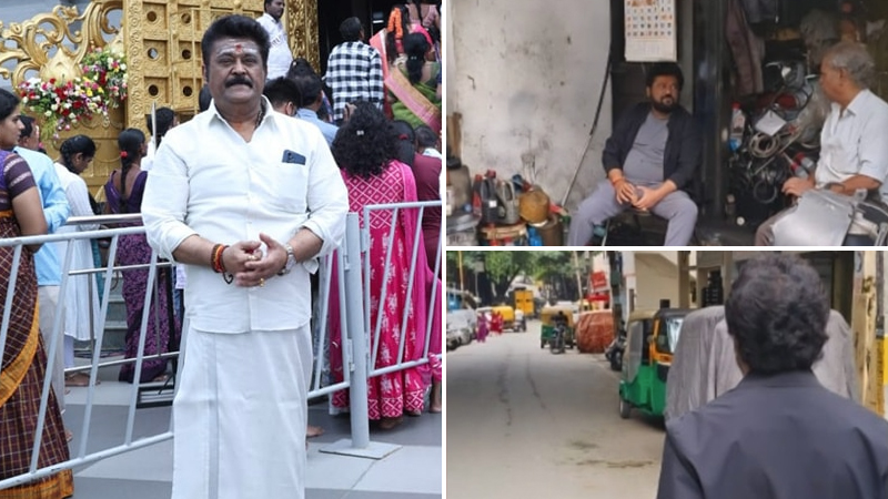All the footprints of Jaggesh's life are on the same road in Srirampur