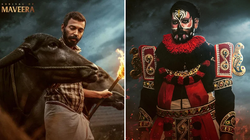 Raj B Shetty as Mahavir in the movie ‘Karavali’