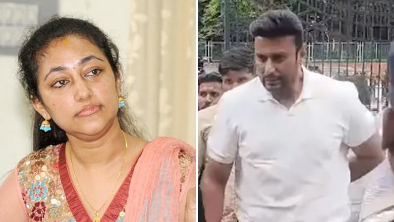 Darshan's wife Vijayalakshmi breaks down in tears after her bail was cancelled