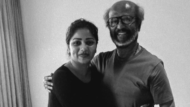 Rajinikanth's warm embrace, Rachita's smile